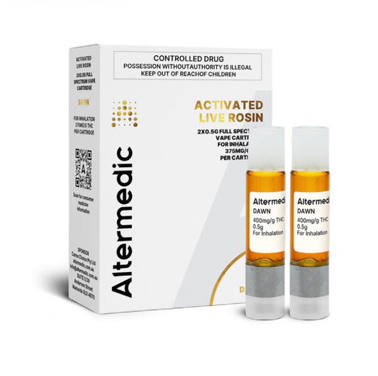 Activated Live Rosin Dual Cartridges – Dawn Blend