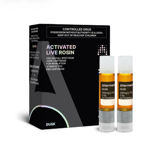 Activated Live Rosin Dual Cartridges DUSK BLEND